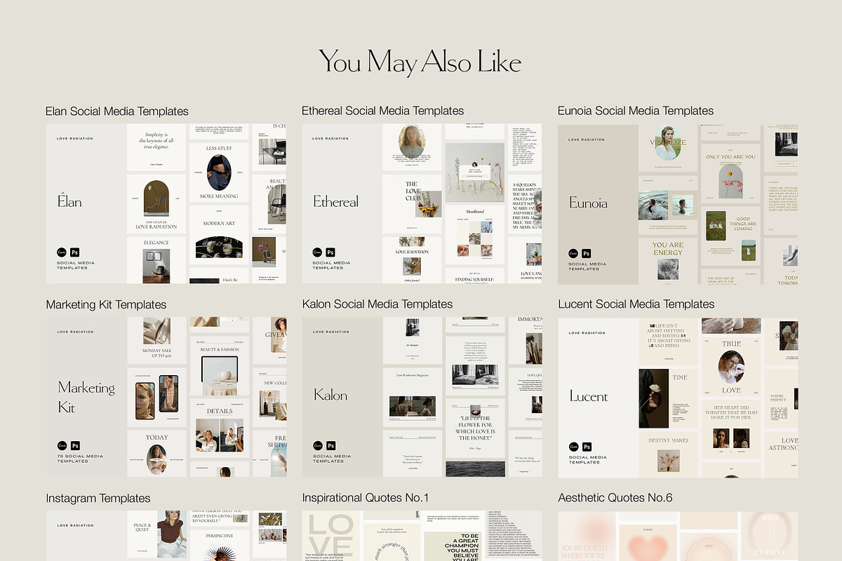 Instagram Creator Social Templates, a Social Media Template by Love Radiation Studio (Photo 15 of 16)