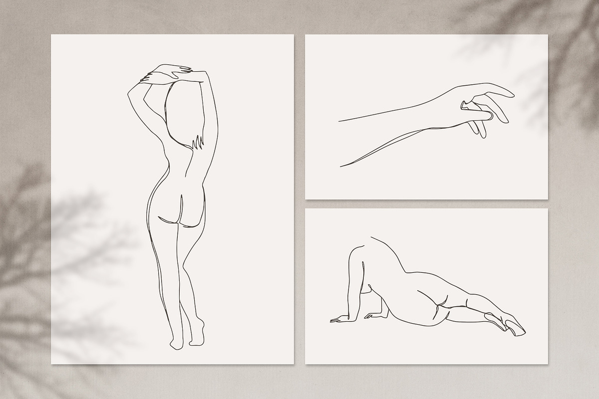 One Line Sketches Collection, a Person Illustration by mejorana (Photo 4 of 11)
