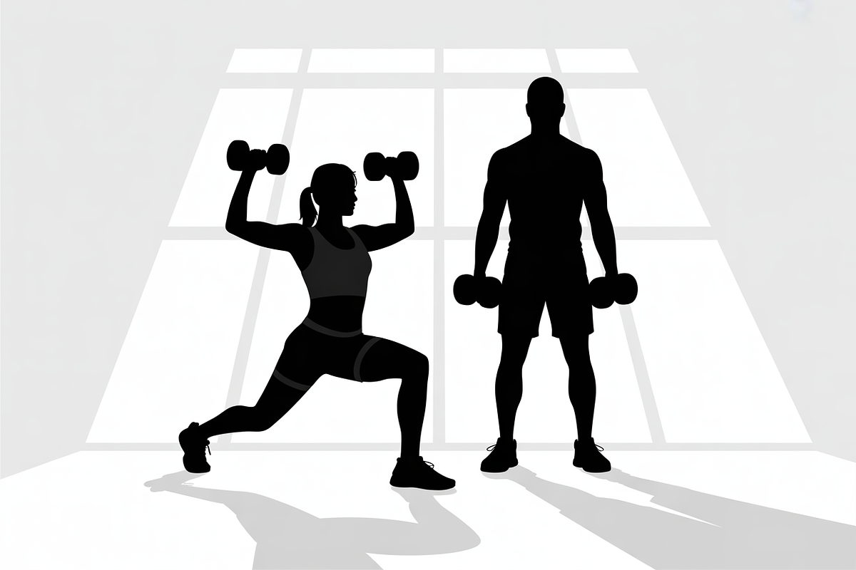 Fitness Workout Training Gym Vector, an Object Graphic by Creativeshirt (Photo 3 of 10)