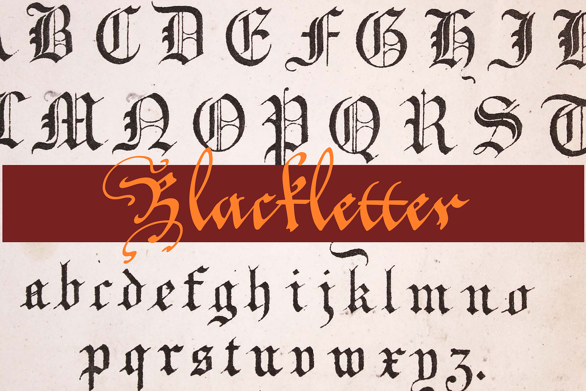 Blackletter Alphabets 30 Alphabets, an Object Graphic by Intellecta Design (Photo 4 of 7)