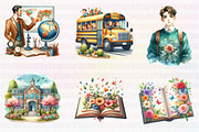 Fun School Activities Clipart, an Illustration by CreationArt (Thumbnail 5 of 5)