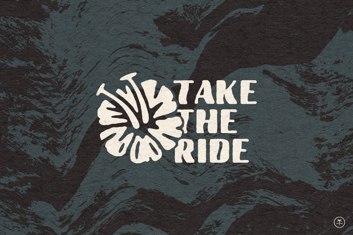 Day Trip - Psychedelic Display Font, a Sans Serif Font by Spring Break Jake (Photo 2 of 5)