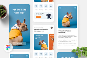 Hayvon - Pet Shop Grooming App, an UI Kit Template by Panen Creative