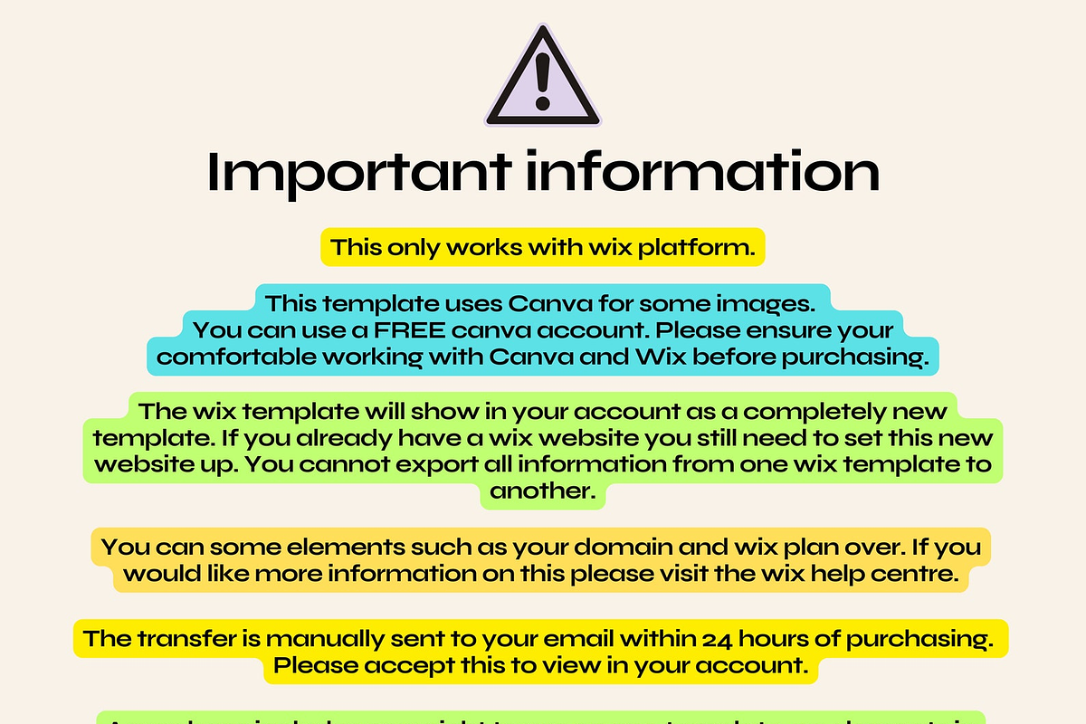Wix Website Template - Pink Luxe, a Wix Template by The Pixel Palace (Photo 6 of 7)