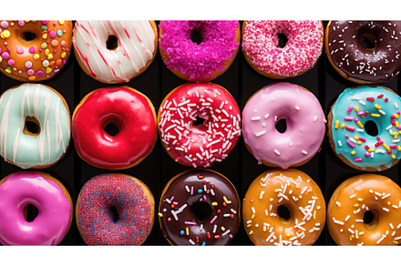 glaze bakery donut food ai generated, a Background Photo by pikepicture