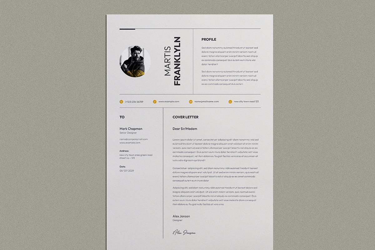 Clean Resume, a Resume Template by Pixelpick (Photo 4 of 4)