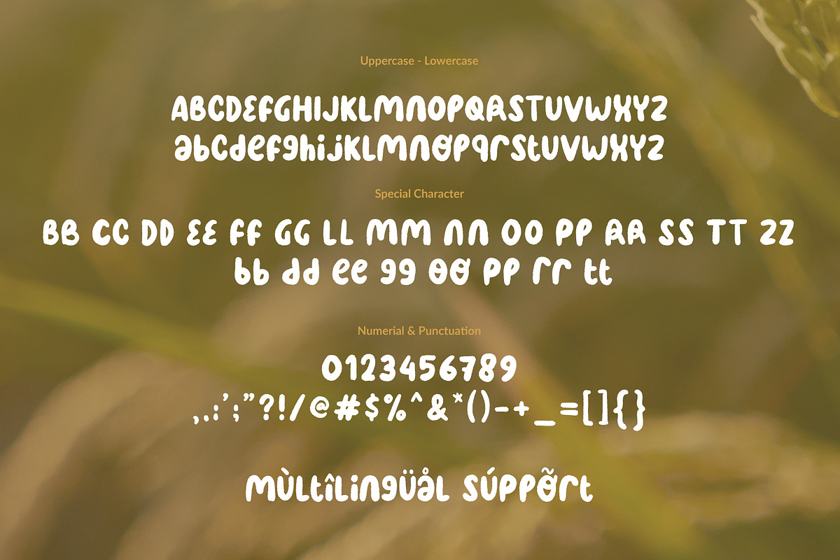 Oryza Sativa - Organic Font Duo, a Font by Orenari (Photo 11 of 15)