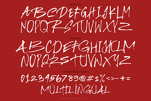 Brosgty Brush Font