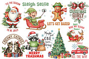 Vintage Christmas Sublimation Quotes, an Illustration by Designworld (Thumbnail 5 of 6)