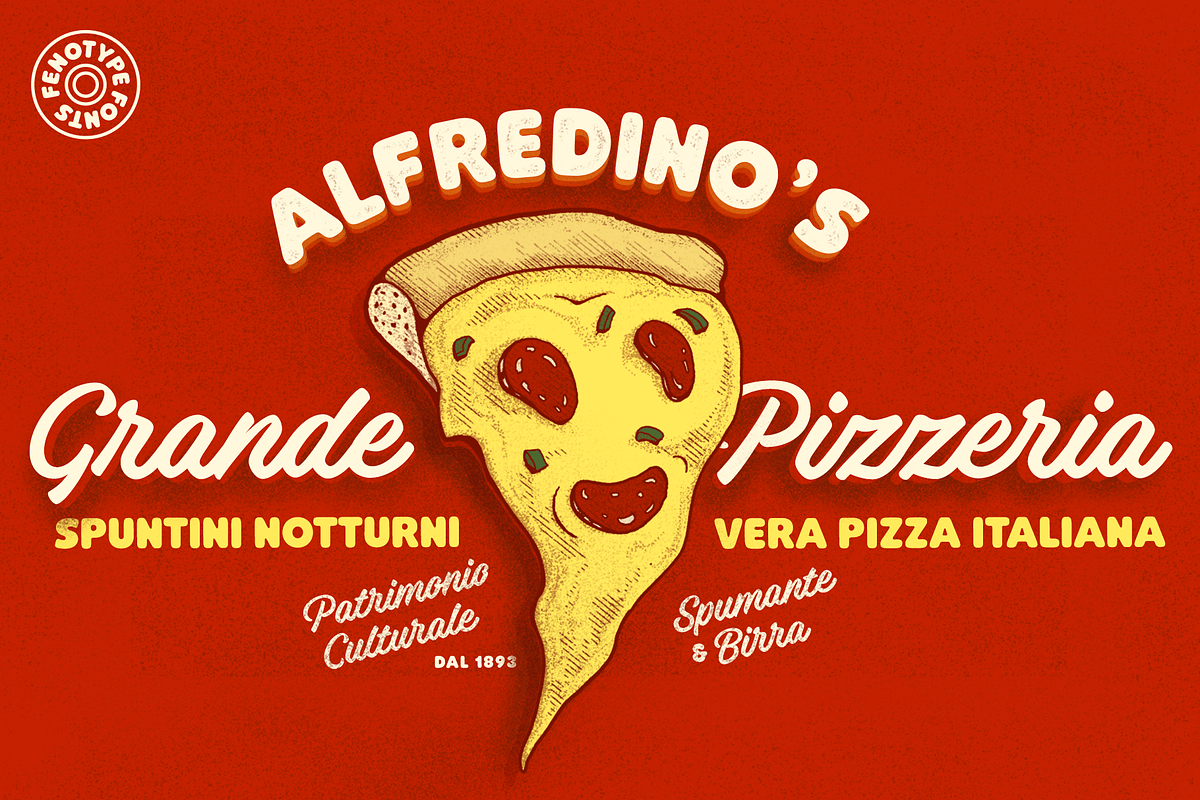 Omnipop Type Family Intro offer, a Script Font by Fenotype (Photo 4 of 12)