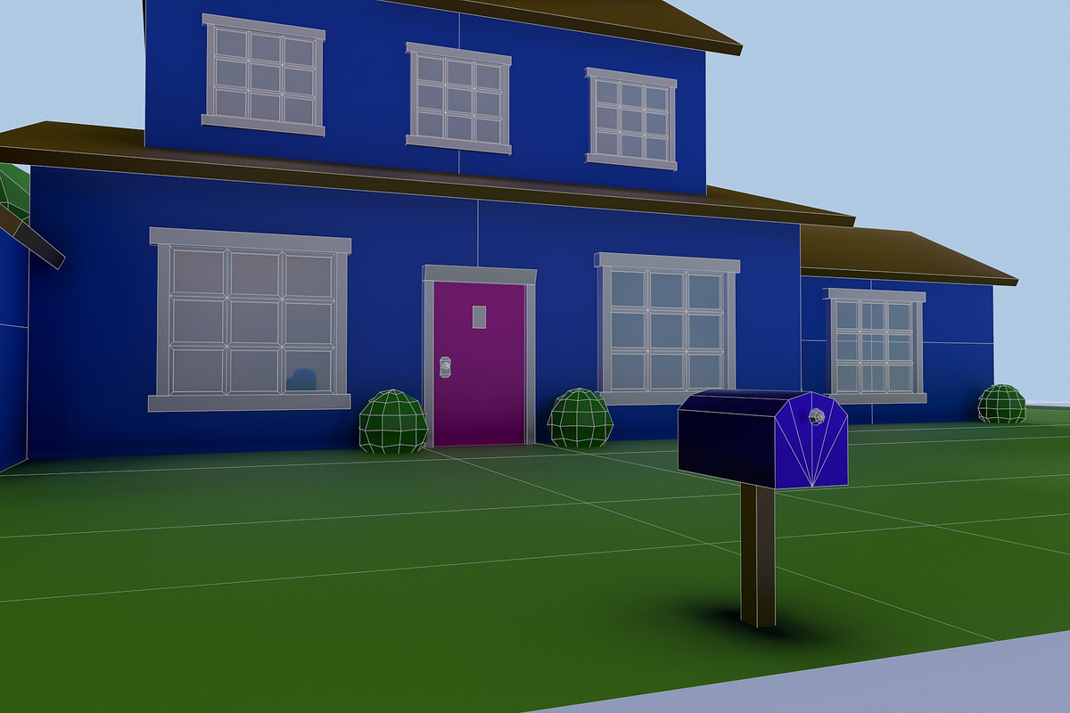 Low Poly House 1, an Architecture 3D Model by Midgardians (Photo 11 of 14)