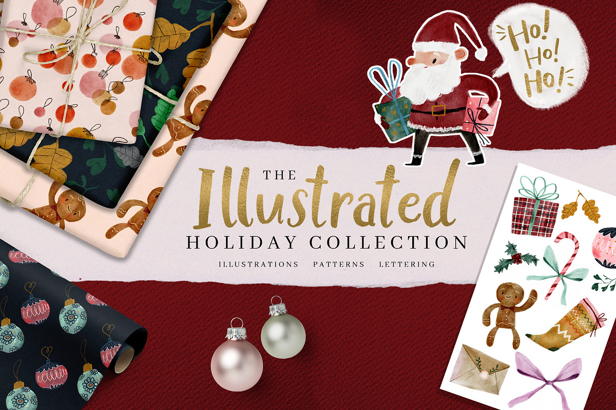 Illustrated Holiday Collection, an Illustration by Shelly Laslo Illustration (Photo 1 of 8)