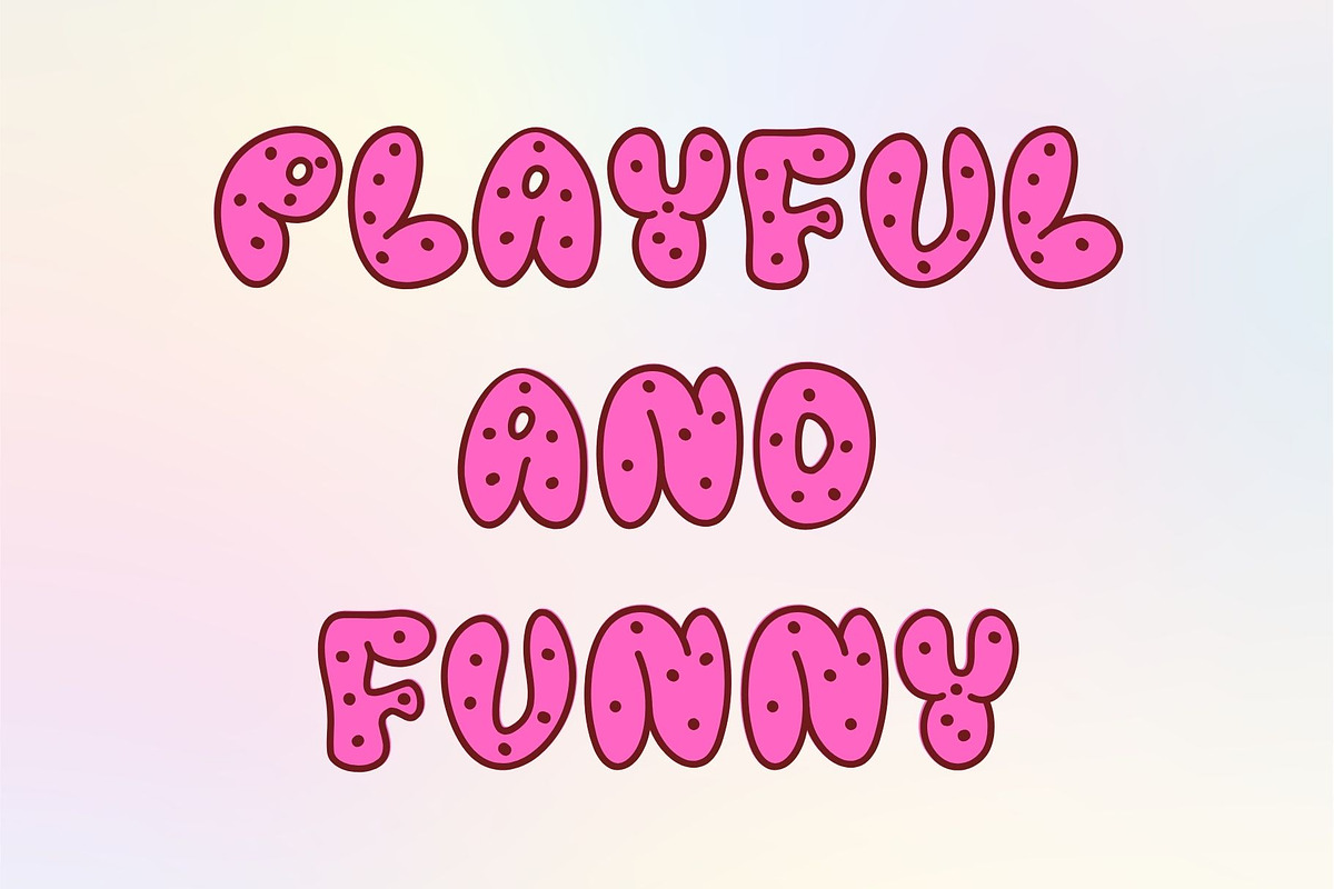 Melted Donuts, a Handwritten Font by Letterafa Studio (Photo 5 of 7)