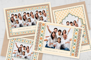 Indian Photo Card Template Set