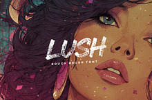 Lush - Brush Font