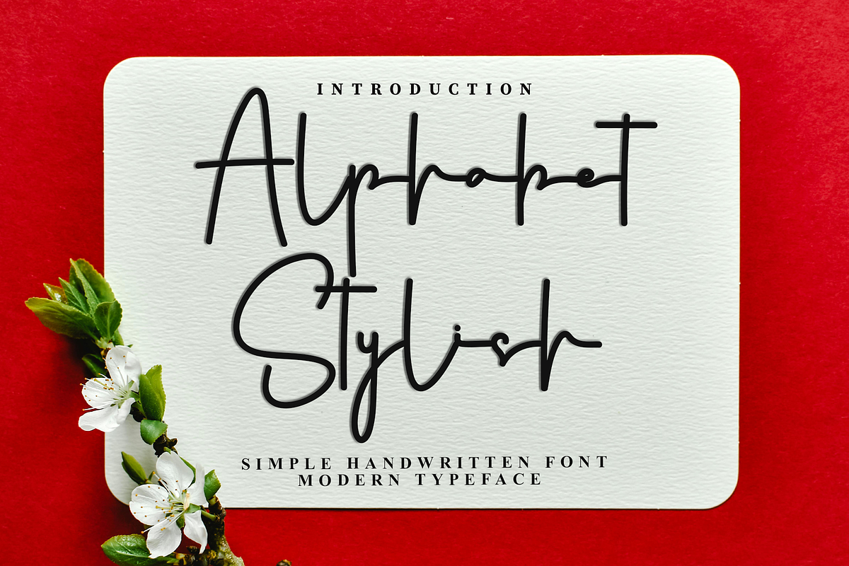 Calligraphy Stylish, a Handwritten Font by InermediaSTUDIO (Photo 1 of 8)