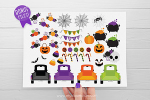 Halloween Gnomes Clipart, SVG