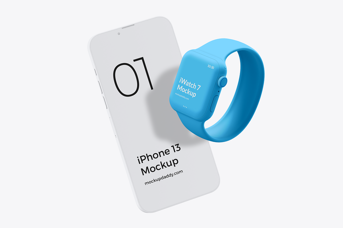 Apple iWatch Clay Mockup, a Product Mockup by Mockupdaddy (Photo 7 of 11)