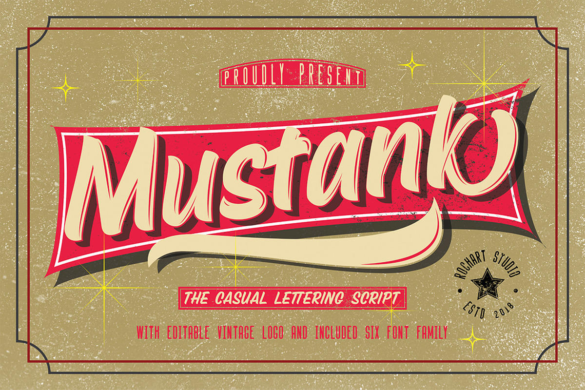 Mustank Casual Script + EXTRA