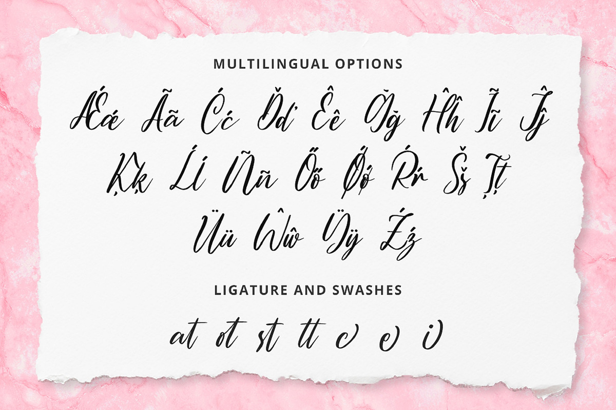 Calligraphy Font, a Script Font by Graphue (Photo 3 of 12)