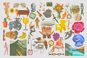 90s Collage Low Ink Kit, an Object Graphic by angelainthefields (Thumbnail 5 of 13)