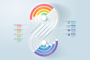 Business Infographics Timeline