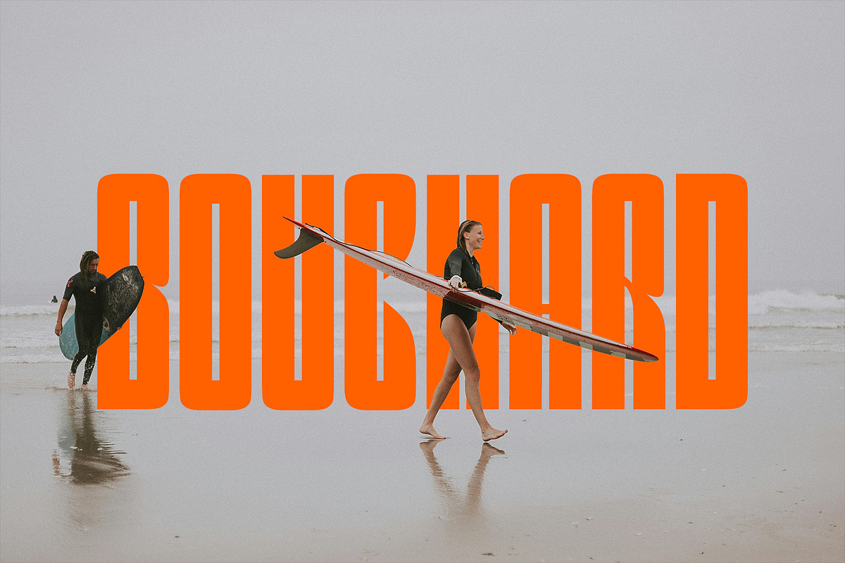 Bouchard Font, a Sans Serif Font by Foxtype (Photo 1 of 7)