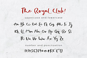 The Royal Club Handwritten Font, a Handwritten Font by etigletters (Thumbnail 8 of 8)