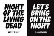 Creepy Bloody a Playful Horror Font, a Blackletter Font by Blankids Studio (Thumbnail 9 of 9)