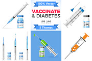 Vaccination Concepts with Syringe, a Healthcare Illustration by TAlex (Thumbnail 1 of 6)