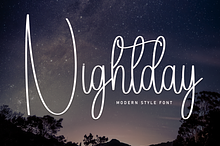 Nightday | Script Font