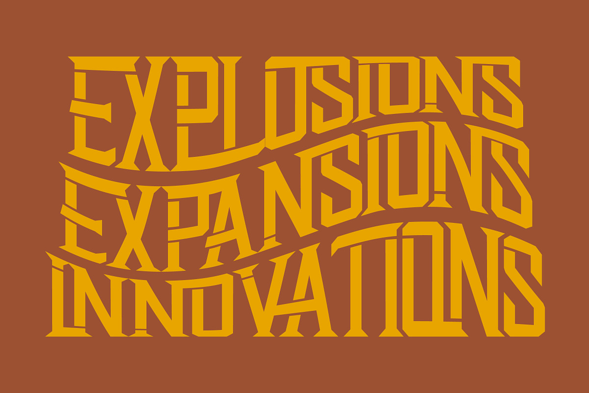 Startrail Futuristic Retro Family, a Serif Font by Lettertype Studio (Photo 11 of 15)