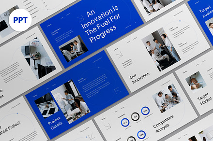 Project Proposal PowerPoint, a Presentation Template by graphicook