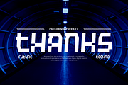 Byronex - Techno Font, a Sans Serif Font by QR Design Studio (Thumbnail 7 of 7)