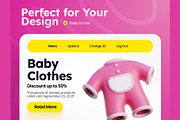Baby Stuff 3D Icons, an Object 3D Model by Rakata Studio (Thumbnail 4 of 7)