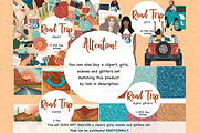 Road Trip Paper, a Pattern Graphic by GlamArtZhanna (Thumbnail 4 of 4)