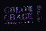 Cracked Colorful Font Set, a Graphic by Pro_Vector (Thumbnail 1 of 4)