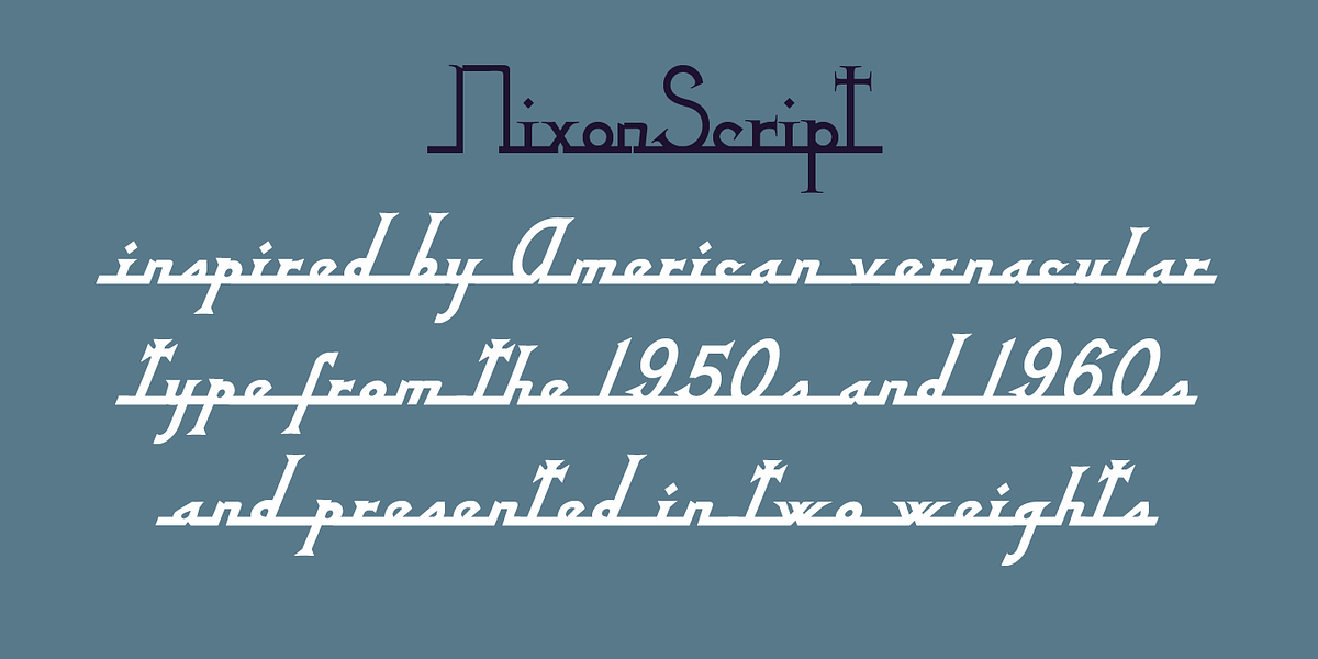 NixonScript, a Script Font by Barnbrook Fonts (Photo 2 of 6)
