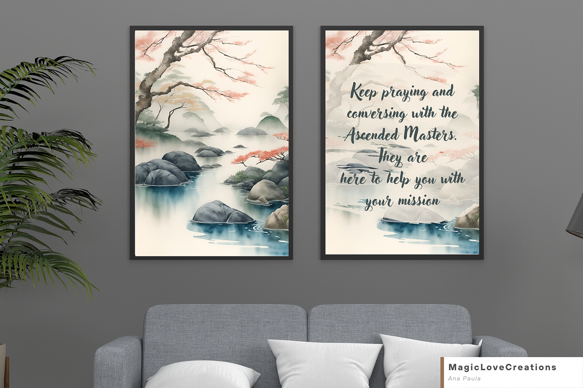 Spiritual Positive Quote Print Wall, a Poster Template by MagicLove Creations (Photo 2 of 10)
