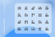 Construction Worker Icon Set, an Outline Icon by Nathaya Studio (Thumbnail 2 of 2)