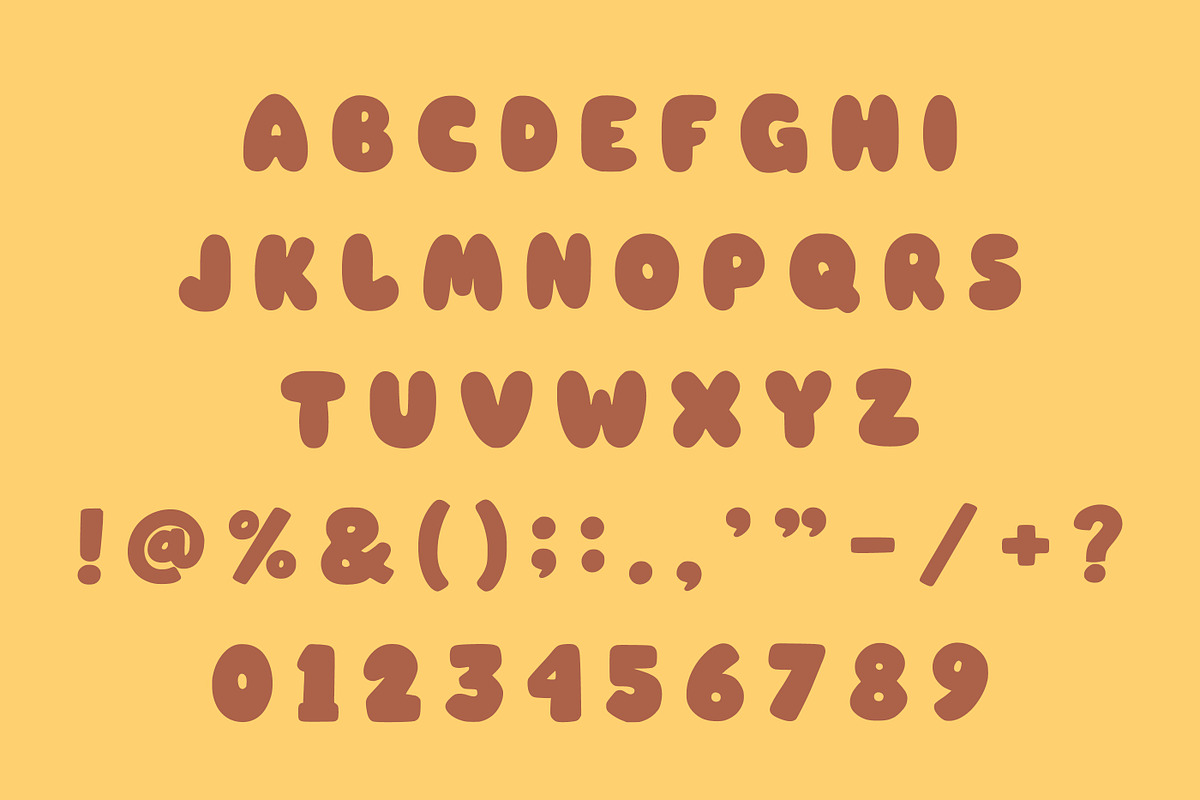 Rocket Bubble - Cute Font, a Sans Serif Font by Limited.studio (Photo 5 of 5)