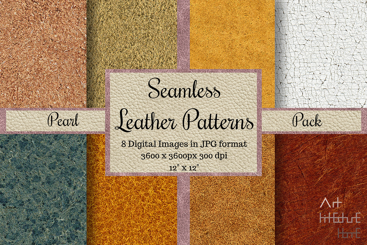 64 Seamless Leather Patterns Set 2, a Texture Graphic by Arthitecture Home (Photo 3 of 10)