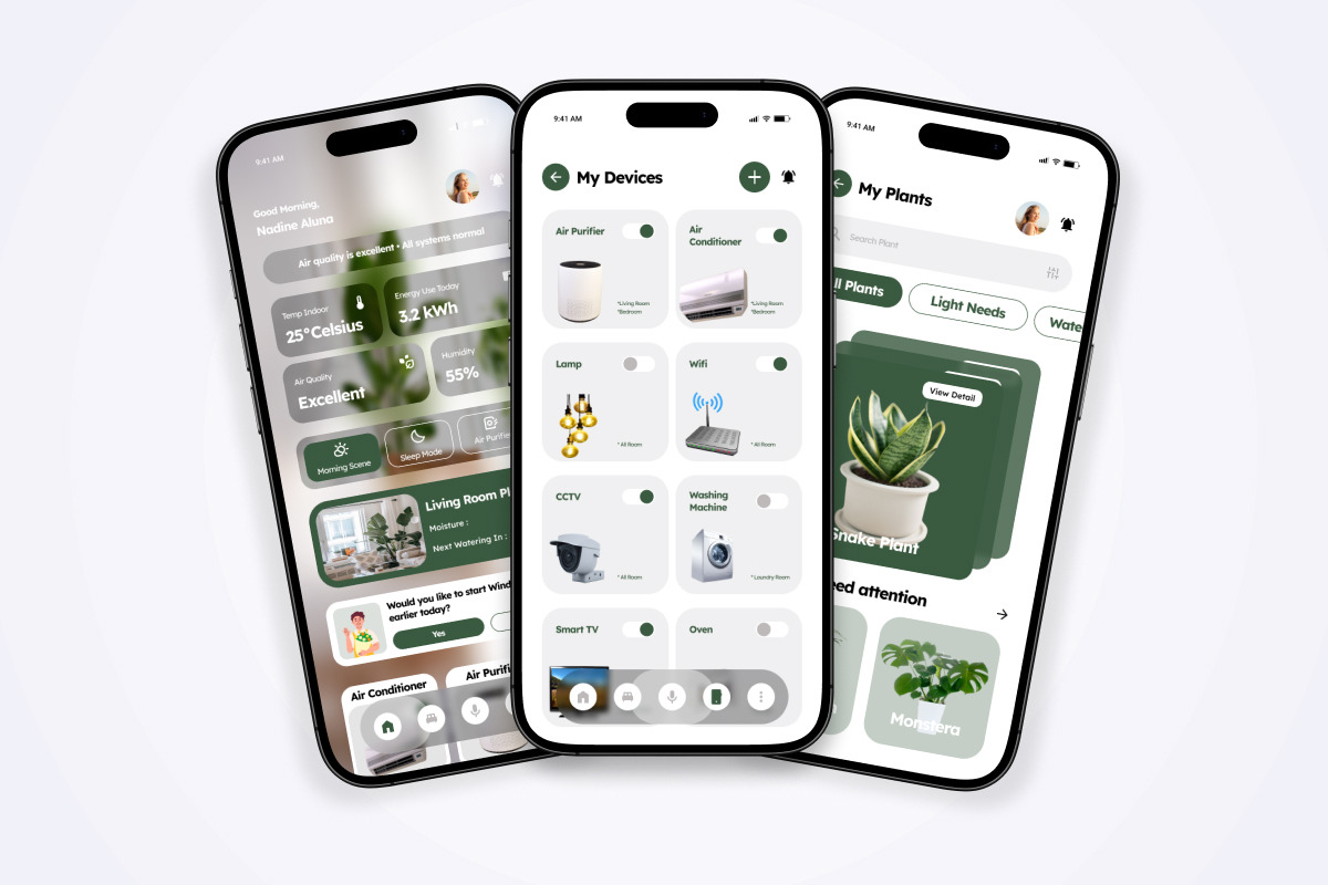 Florinest - Smart Home UI Design, an App Template by productype1 (Photo 4 of 5)