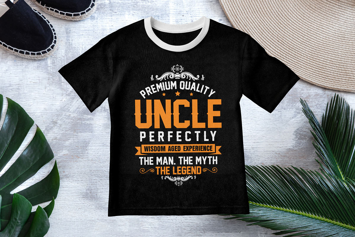 Funny Uncle T shirt Design, a Graphic by Vector Portal (Photo 5 of 5)