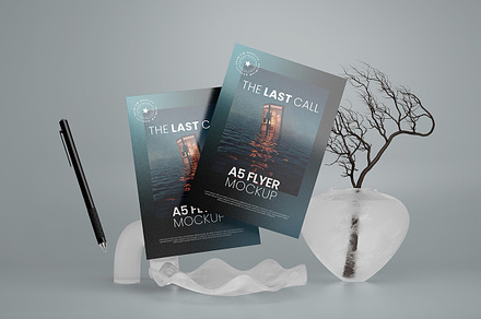 A5 Flyer Mockup