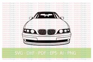 E39 M5 Car Vector