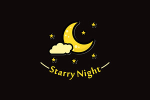 Night Logo Simple Vector, a Branding & Logo Template by Atlantis X Nurman Arbai