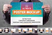 The Ultimate Poster Mockup, a Product Mockup by All Design Store (Thumbnail 1 of 2)