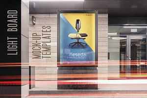 Light Board - 123 Mockups & 6 Scenes