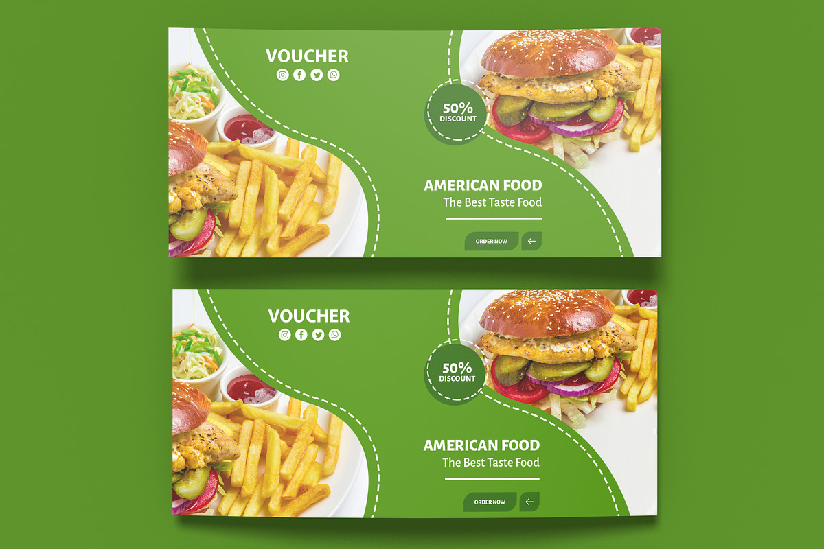 Gift Voucher Mockup, a Print Template by mahhyud (Photo 5 of 5)
